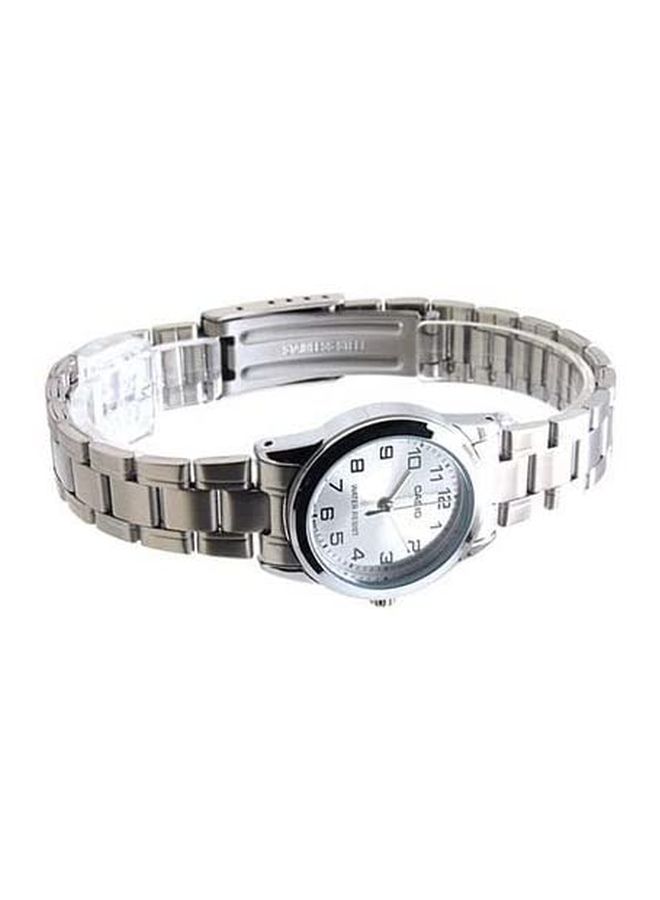 CASIO Women Dress Analog Watch LTP-V001D-7B - 25 mm - Silver - Image 4