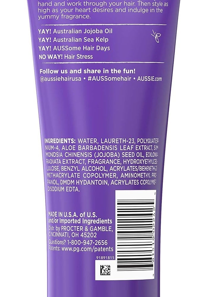 Aussie Instant Freeze Hair Gel with Jojoba Oil & Sea Kelp, Maximum Hold, 7 Ounce - Image 2