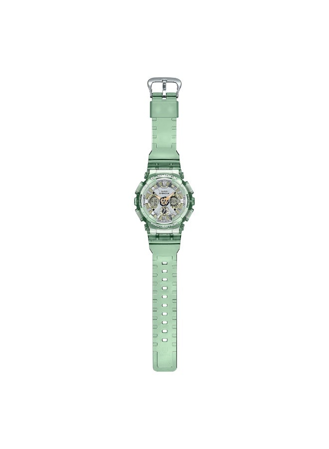 Casio G-Shock GMA-S120GS-3A Metallic Translucence Green Transparent Ladies Watch - Image 2
