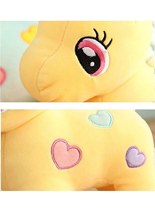 AVSHUB AVSHUB Unicorn Plush/Soft/Cute Toy for Girls and Kids, Super-Soft, Safe Great Birthday Gift Soft Toy Cute Kids Animal Home Decor Toys (25 cm Yellow)  - Image 2