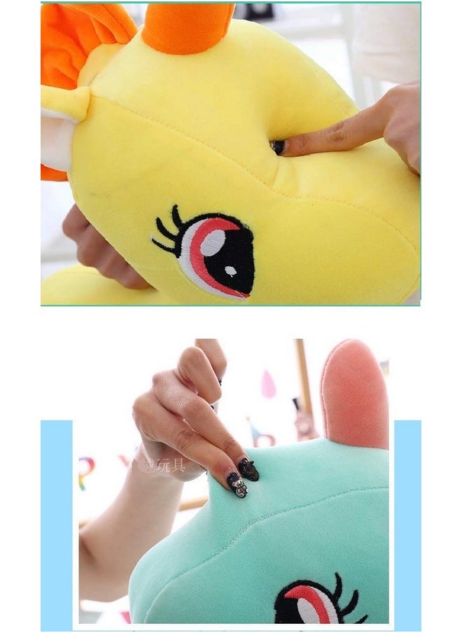 AVSHUB AVSHUB Unicorn Plush/Soft/Cute Toy for Girls and Kids, Super-Soft, Safe Great Birthday Gift Soft Toy Cute Kids Animal Home Decor Toys (25 cm Yellow)  - Image 4