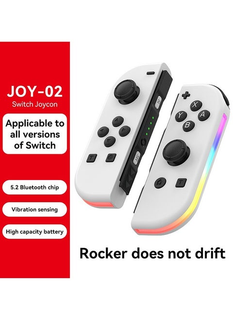 Joy Cons Wireless Controller for Switch, L/R Controllers Replacement Compatible with Switch/Lite/OLED, Joystick with Wake-up/Screenshot/Dual Vibration/Motion Control Function