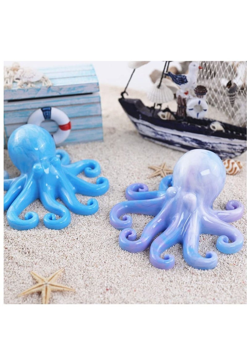 Excefore Ocean Octopus Epoxy Resin Molds DIY Animals Silicone Resin Molds Mold for Desktop Ornament Home Decor Gifts - Image 2