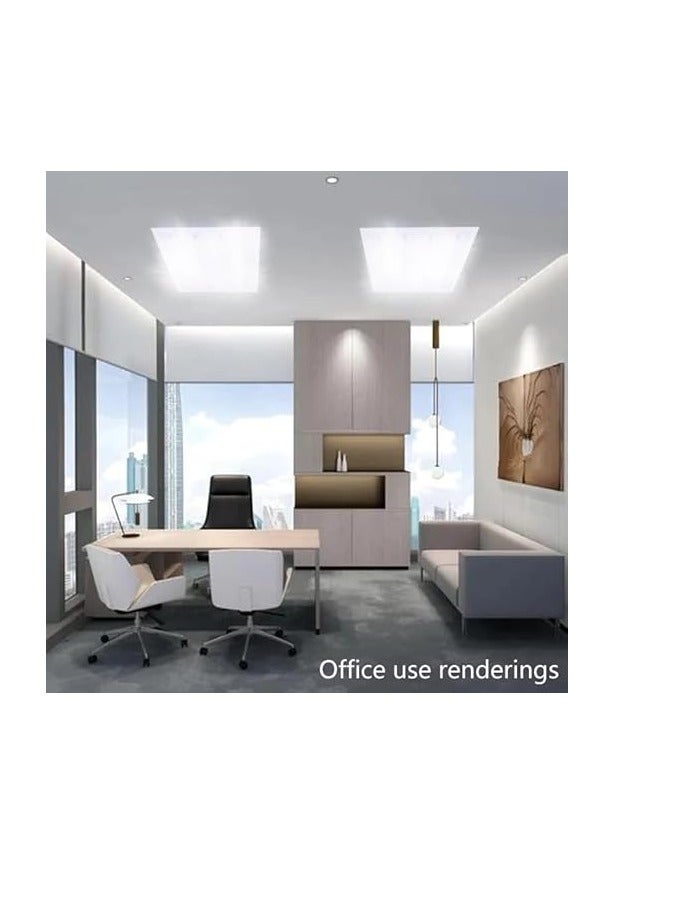 ESNCO LED PANEL GRILLE Light 60x 60 Grille Panel Light LED Flat 96W 6500K White, AC240V, Ultra Slim,Ceiling Light LED Fixture for indoor home fixtures,Kitchen, Office, Hotel School  - Image 4