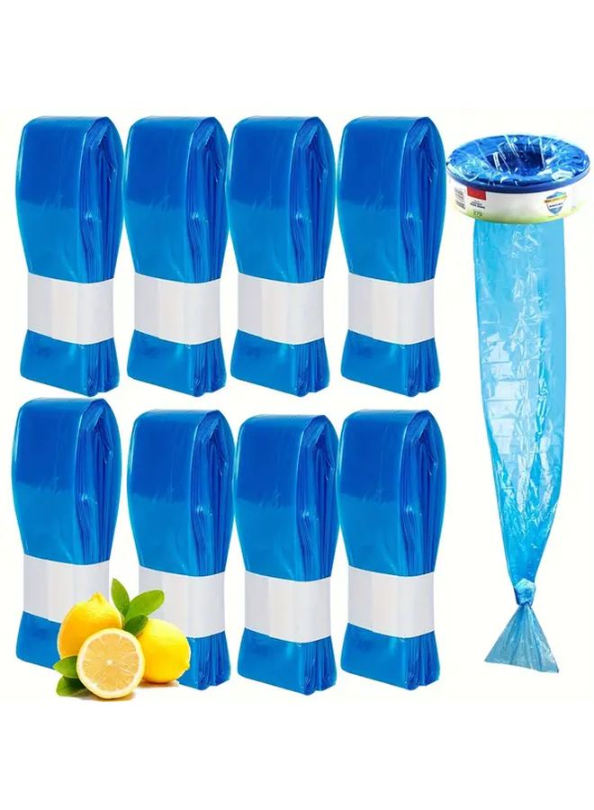 8 أكياس إعادة تعبئة لفة L178 × W10 لصناديق قمامة القطط وحفاضات الأطفال، تتميز بخصائص إغلاق ممتازة ومتانة عالية - Image 1