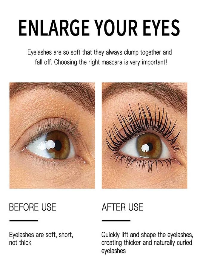 RoseFlower Colored Mascara Sets, 7 Colors Waterproof Colorful Mascara Gift Set, Red Pink Purple Blue White Black Colorful Mascara Charming Long Lasting Voluminous Mascara for Eyelash Eye Makeup - Image 5