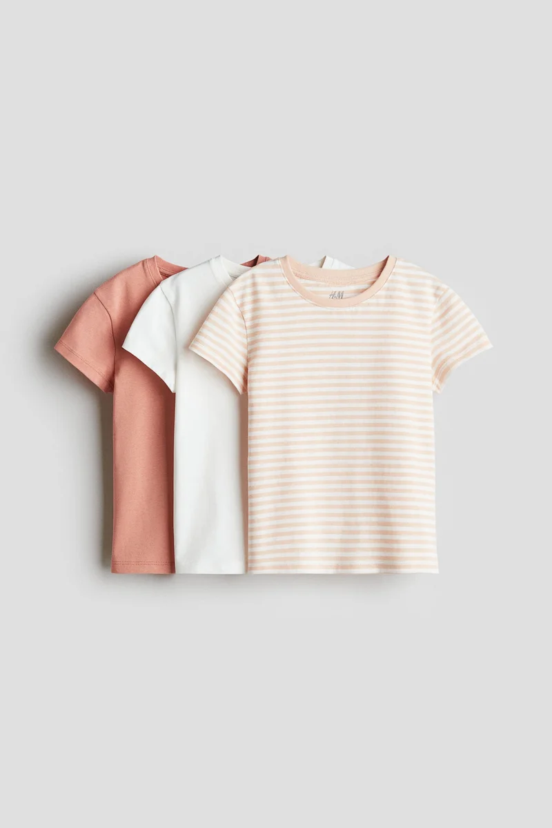 H&M 3-pack cotton tops