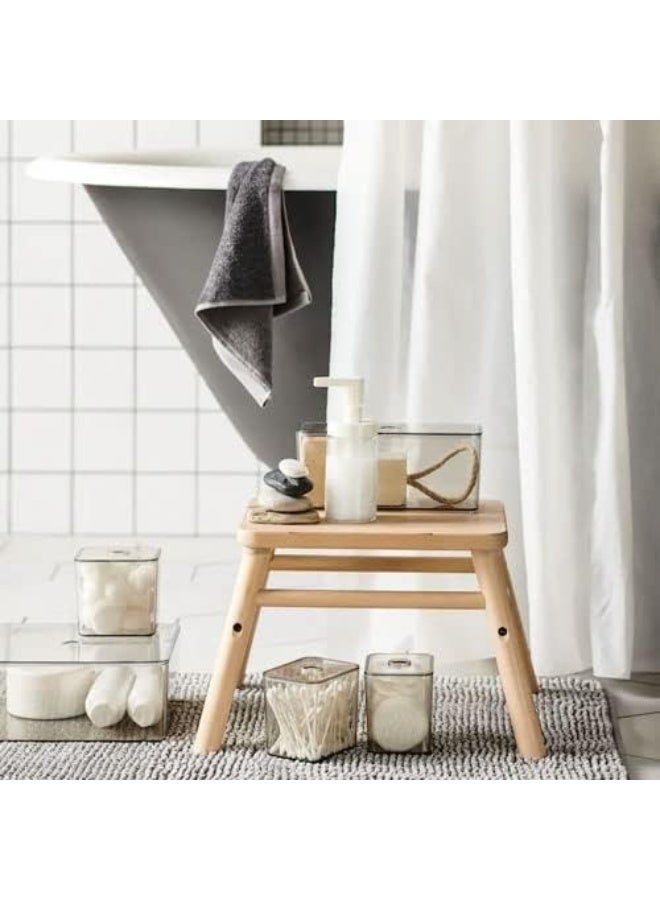 أيكيا موزع صابون سائل أبيض سعة 200 مل - زجاجة مضخة قابلة لإعادة التعبئة لغسل اليدين وصابون الأطباق واللوشن، موزع بلاستيكي متين مانع للتسرب للاستخدام في الحمام والمطبخ - Image 5