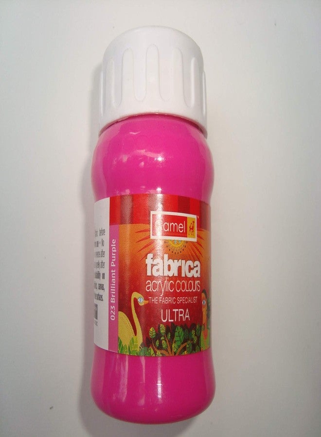 Camlin Kokuyo Fabrica Acrylic Ultra Colour -100ml - Brilliant Purple (023) (Pack of 2)