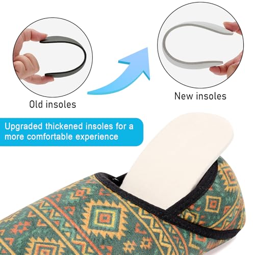 ANLUKE House Slippers for Women Men with Rubber Sole Soft Lightweight Indoor/Outdoor - Image 4