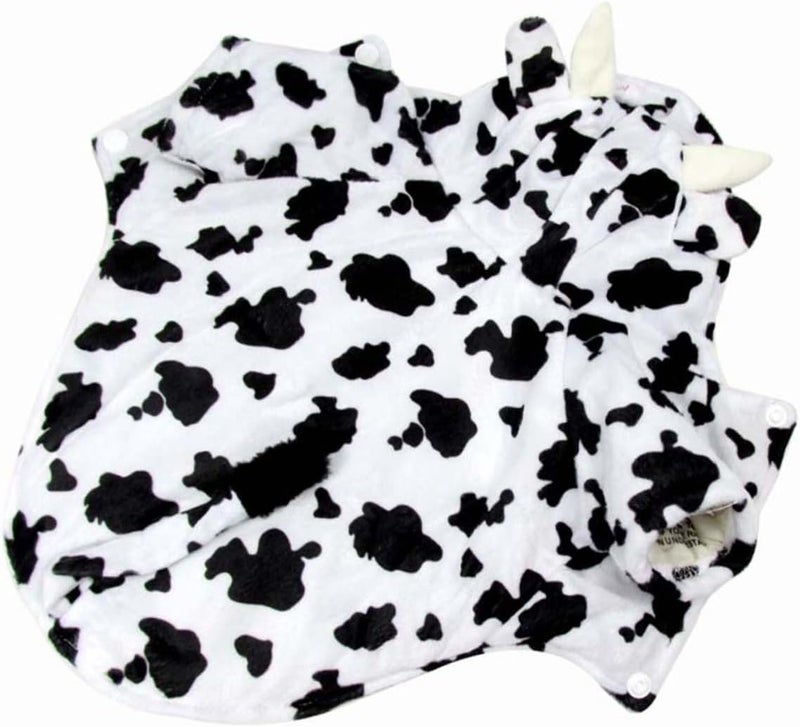 Cow Modeling Dog Costume Pet Garment L Size Cute 3D Cow Design Festive Pet Clothes for Small to Medium Dogs - Image 1