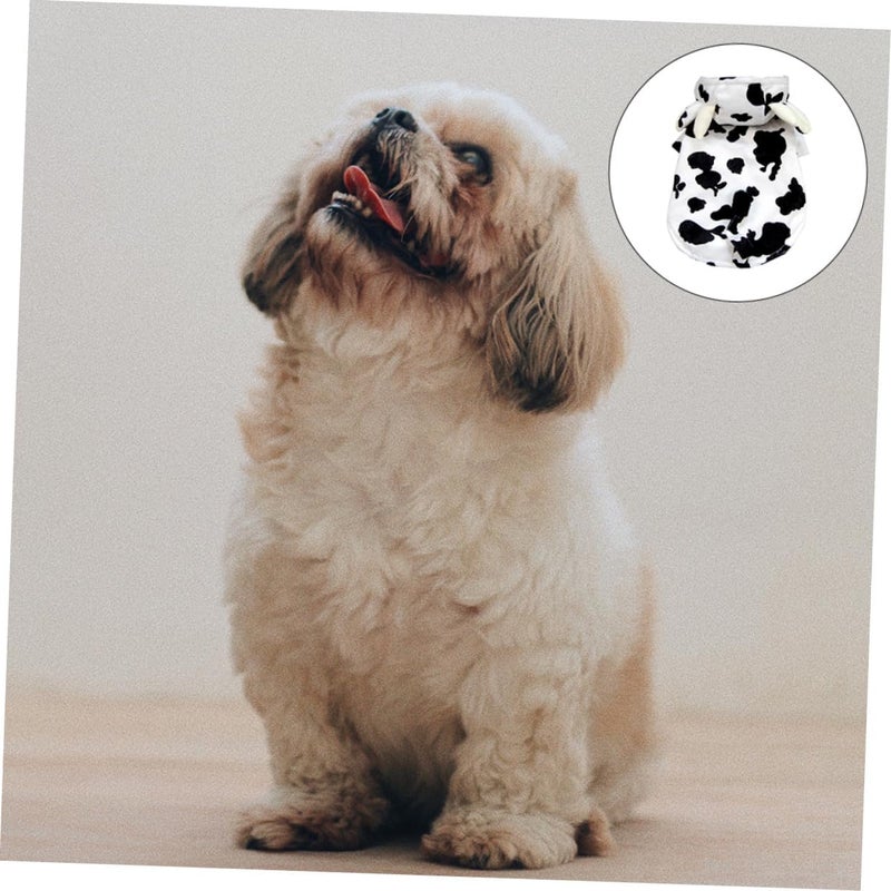 Cow Modeling Dog Costume Pet Garment L Size Cute 3D Cow Design Festive Pet Clothes for Small to Medium Dogs - Image 5