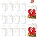 Ohuimrt 20 PCS Clear Plastic Gift Bags with Handles 79 x 984 x 315 Inches Reusable Party Favor Bags with Ribbon Transparent Gift Wrap Bags Bulk for Weddings Birthdays - Image 1