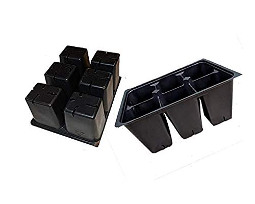 AAAmercantile Seed Starter Trays 300 DEEP Extra Large Cells Total (50 Trays of 6 Cells Each) - Image 2