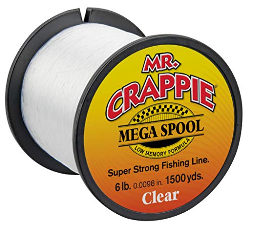 Lew's Mr. Crappie Mega Spool Monofilament Fishing Line, Low Memory and Stretch - Image 2