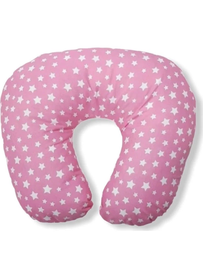 Bebek Özel Baby Special Baby Nursing and Sitting Pillow (Pink Star)