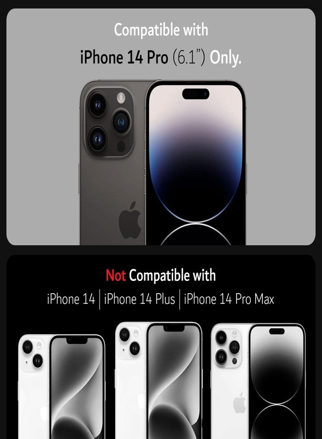 توديا جراب TUDIA MergeGrip مصمم خصيصًا لهاتف iPhone 14 Pro 5G (2022)، [متوافق مع MagSafe] جراب مغناطيسي مزدوج الطبقات رفيع مقاوم للصدمات من الدرجة العسكرية لهاتف iPhone 14 Pro (أزرق نيلي) - Image 2