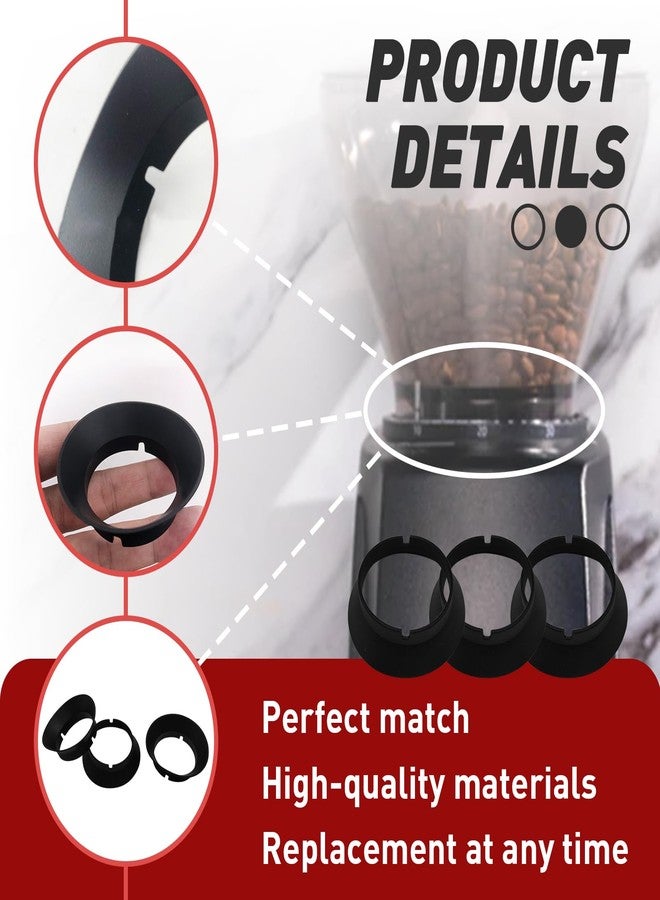 FixlyFido 3 Pcs Gasket Replacement for Baratza Encore and Virtuoso Coffee Grinders - Replacement Ring for Electric Conical Burr Grinder - Durable and Reliable - Image 3