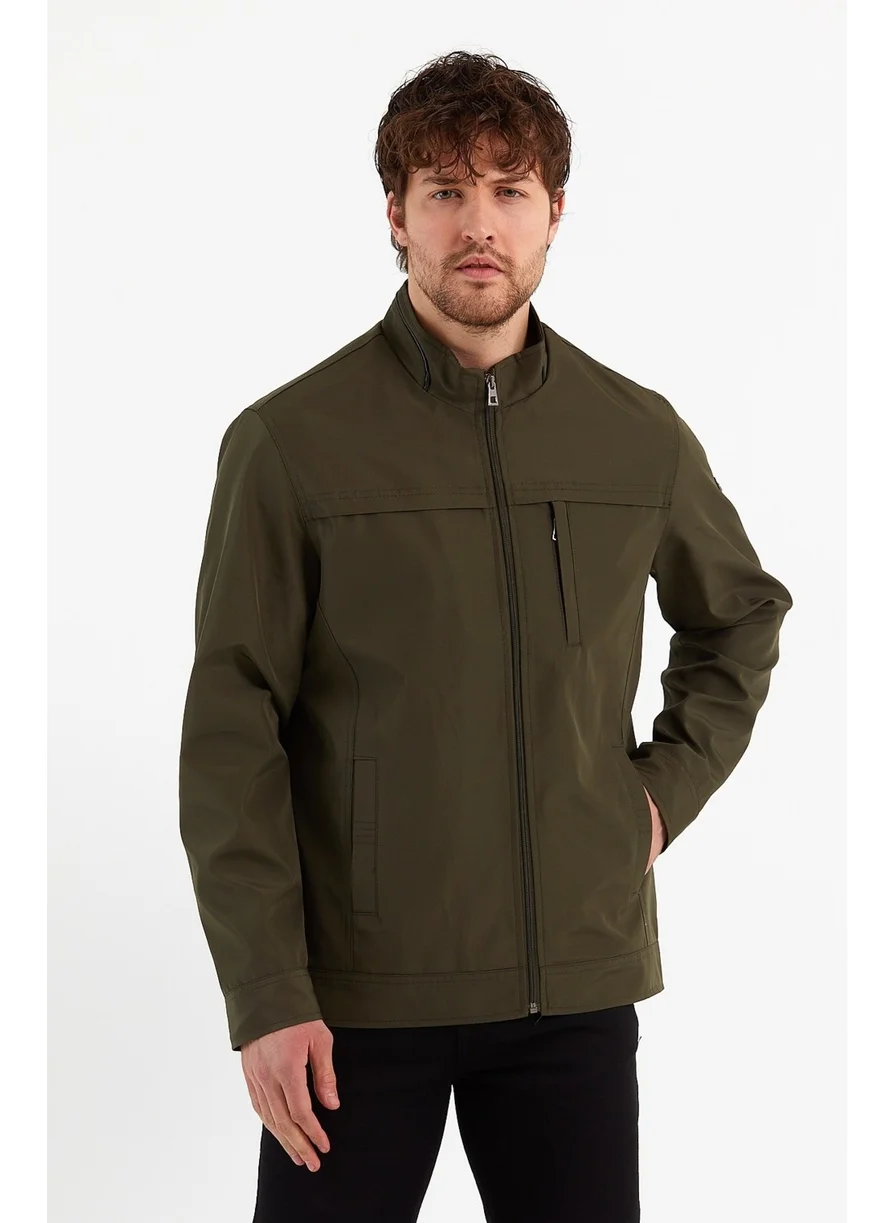 سيفيست New Season Men's Green Two Inner Pocket Water and Windproof Seasonal & Summer Coat