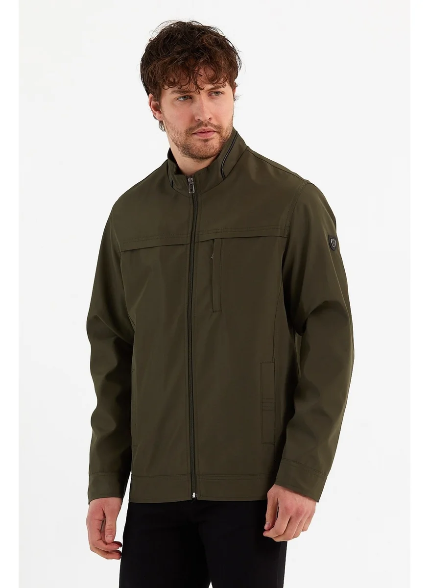 سيفيست New Season Men's Green Two Inner Pocket Water and Windproof Seasonal & Summer Coat