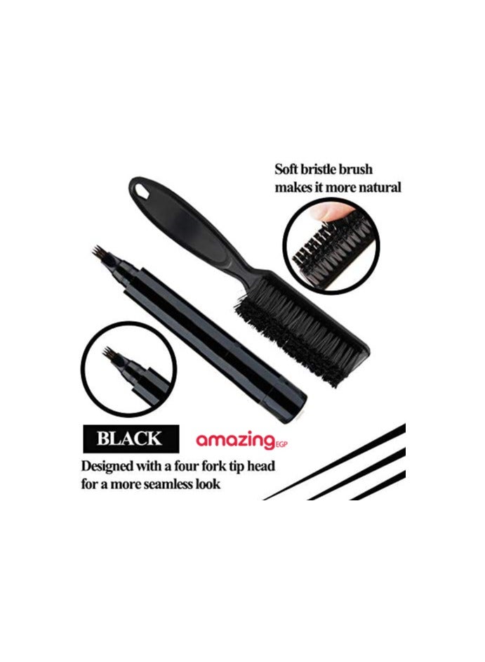 amazing.EGP Beard Filler Pen for Men - Water and Sweat Resistant, Long Lasting - Beard Filler Pen with Small Brush Creates a Natural-Looking Beard, Mustache and Eyebrows - Image 2