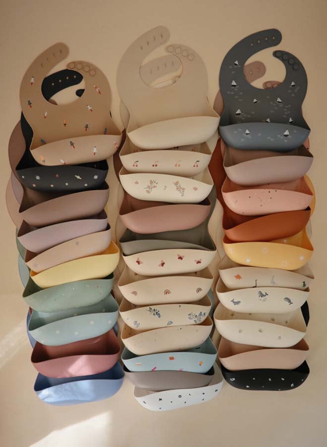 Mushie Silicone Bib Sparrow - Image 2