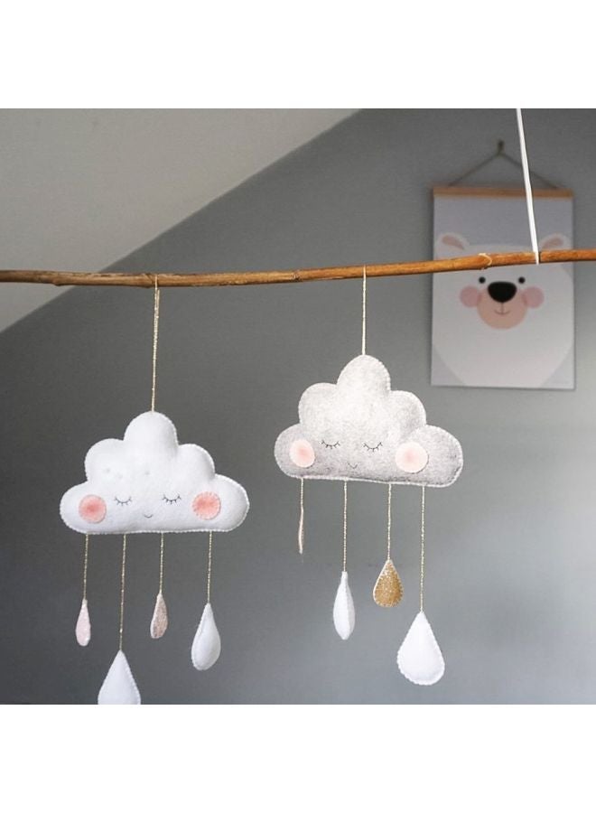 NIBEMINENT Hanging Cloud Water Drop Ornament Party Decoration One Size - Image 2