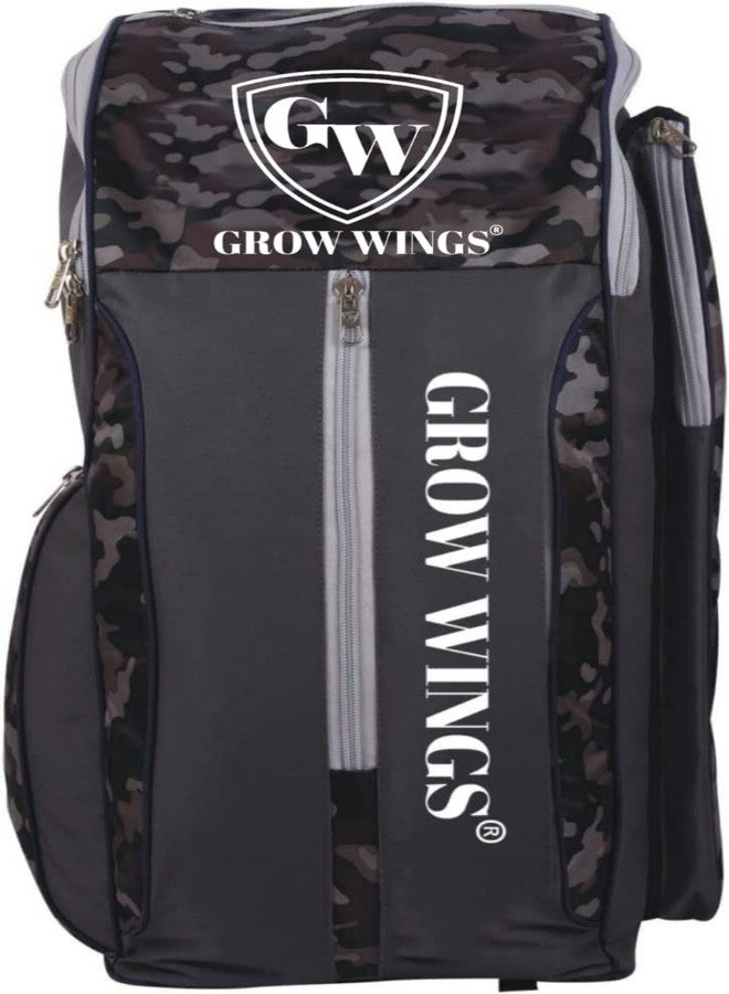 Grow wings Cricket Kit Bag with Attractive Design Kit Bag (Olive Green) - Image 1