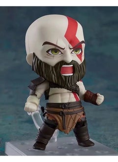 General Kratos Q Edition Action Figure Variable Face Model Toy PVC Character Statue Decoration Tabletop Fan Collectibles Gifts  - Image 5