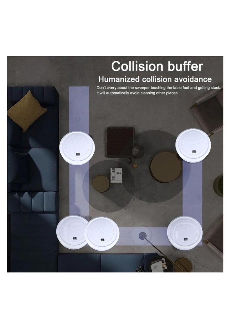 Robot Vacuum and Mop Cleaner, 1200mAh Robot Vacuum Cleaner Automatic Sweeping Robot Strong Suction Robotic Vacuum for Wooden Floors Tiles Carpets - pzsku/ZF2EED9C390EA9A367383Z/45/_/1718348054/de68e7be-be80-44b7-97d6-9cbdddee3740