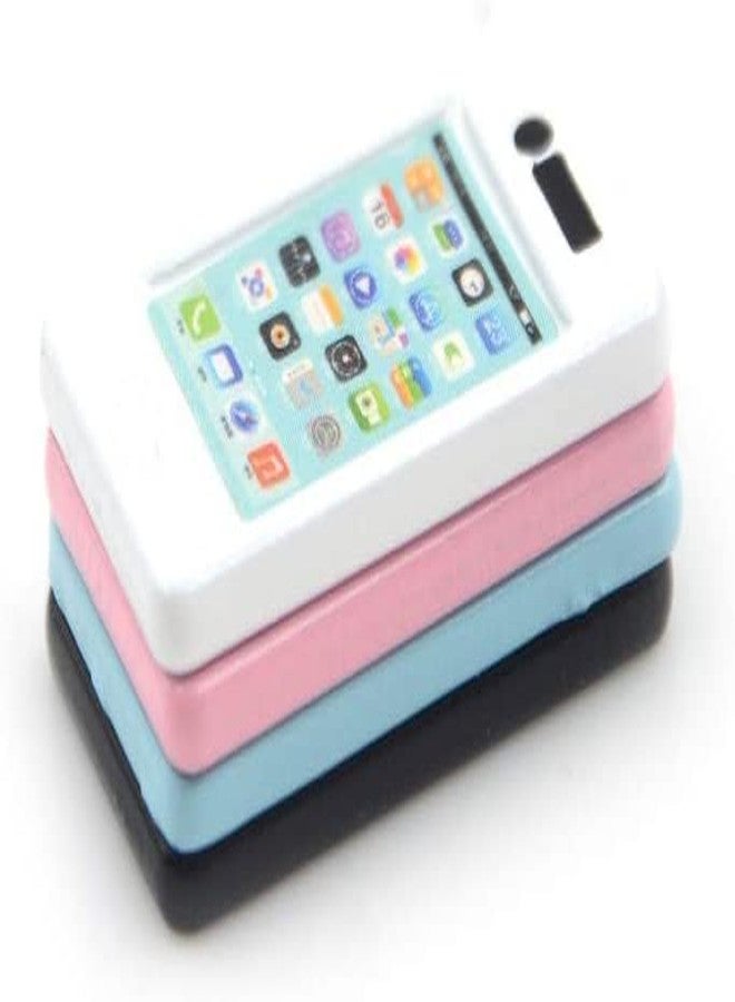 Welecom 7Pcs Dollhouse Mini Mobiles Phones Scene Miniatures Cell Phones Metal Simulation Cellular Phone Doll Pho-NES Telephones Model Play Scene DIY 1/12 1/6 Scale Dolls House Decor Kid Pretend Toys - Image 4