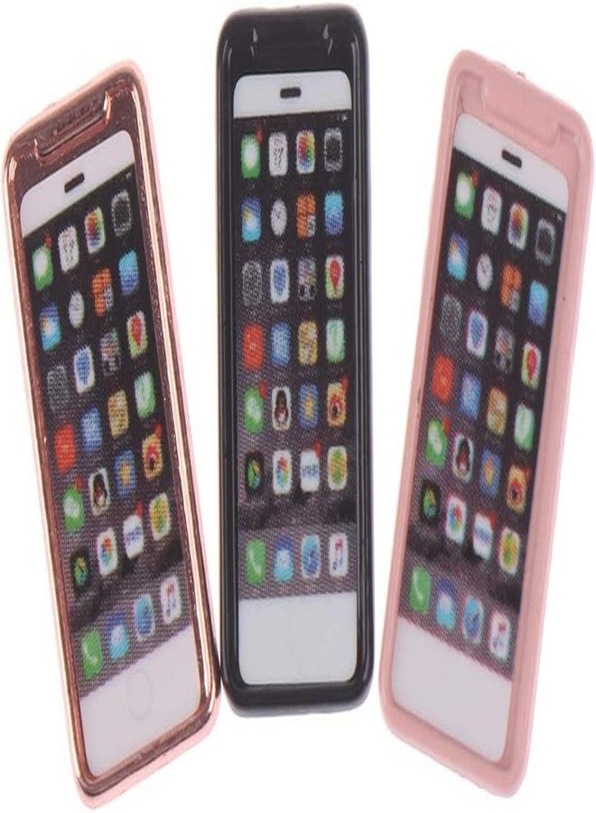 Welecom 7Pcs Dollhouse Mini Mobiles Phones Scene Miniatures Cell Phones Metal Simulation Cellular Phone Doll Pho-NES Telephones Model Play Scene DIY 1/12 1/6 Scale Dolls House Decor Kid Pretend Toys - Image 5