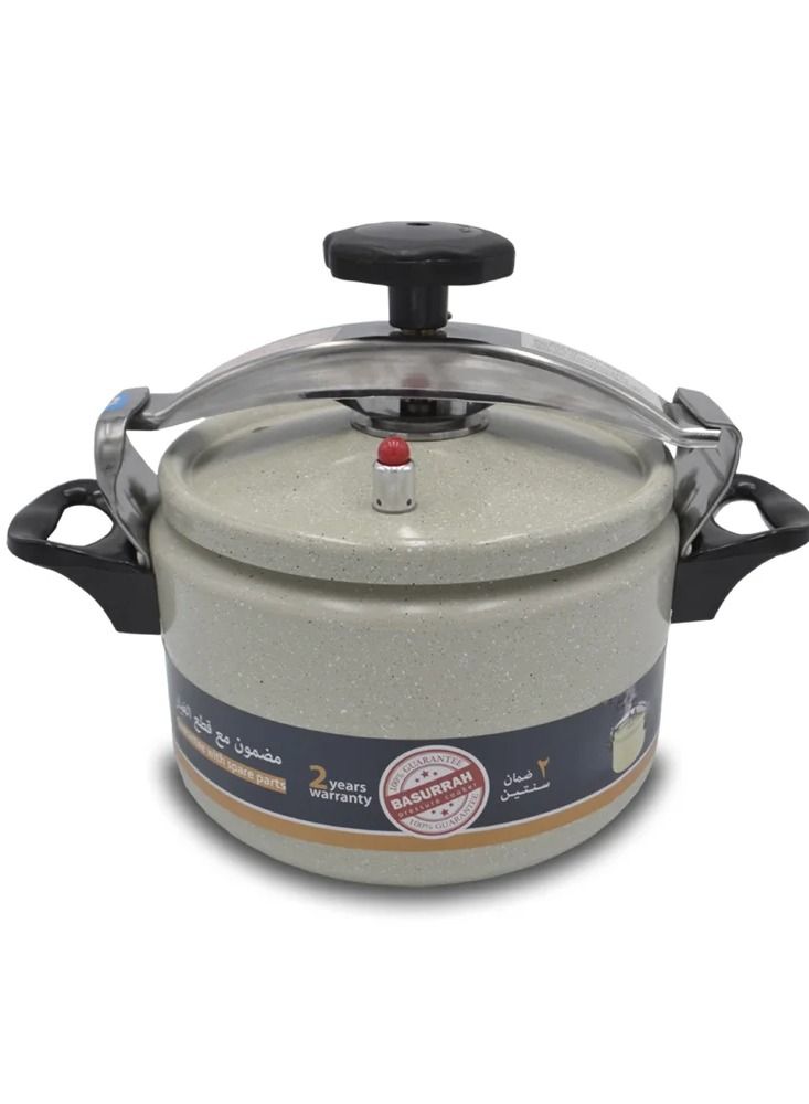 باصرة قدر ضغط جرانيت لون فستقي 11 لتر - Image 1