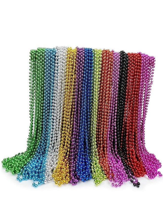GiftExpress - 144 Pack Mardi Gras Beads Bulk Mardi Gras Beads Necklaces Assortment Throw Beads In Bulk Gasparilla Beads - Image 1