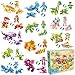 LINAYE 12 Packs Dinosaur Party Favors for Kids 417 PCS Mini Dinosaur Building Blocks Set Toys for Boys Kids Easter Stuffers Fillers Birthday Valentines Day Gifts Classroom Prizes - Image 2
