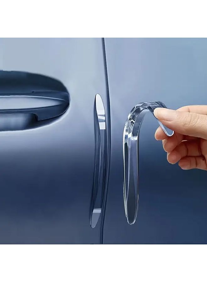 Transparent Invisible Car Door Edge Anti Collision Bumper Strip 2 Pack Scratch Guard - Image 1