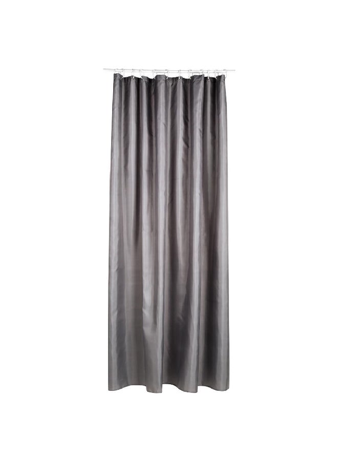 Five Simply Smart Plain Shower Curtain Grey 180 x 200 cm 105656 - Image 1