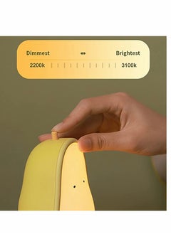 Y&D Night Lights, USB Rechargeable Lamps, Dimmable Eye Caring, Bedside Lamp for Breastfeeding, Sleep Light Teens Children, Home Decor (Yellow Pear)  - Image 3