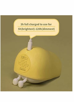 Y&D Night Lights, USB Rechargeable Lamps, Dimmable Eye Caring, Bedside Lamp for Breastfeeding, Sleep Light Teens Children, Home Decor (Yellow Pear)  - Image 5