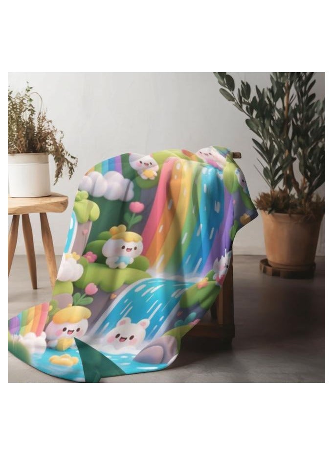 general Flannel thin blanket (warm and comfortable, suitable for sleep, gaming, dust removal and sandproof) 150cm*200cm - 376 - Image 5