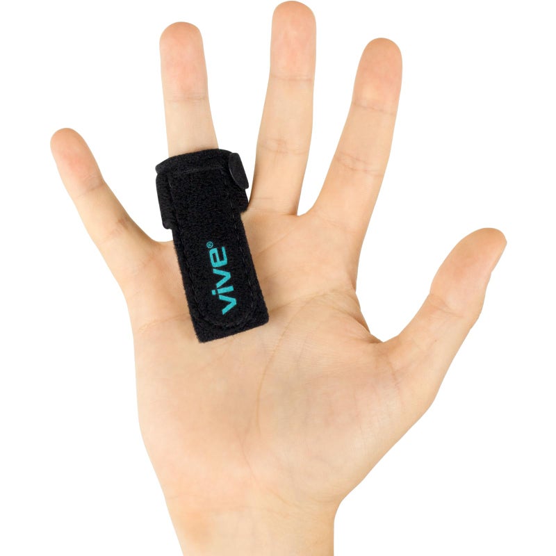 Vive Trigger Finger Splint - Support Brace for Middle, Ring, Index, Thumb, Pinky, and Hands - Straightening Curved, Bent, Locked Stenosing Tenosynovitis Tendon Lock Release Knuckle Stabilizer - HSA/FSA - Image 1