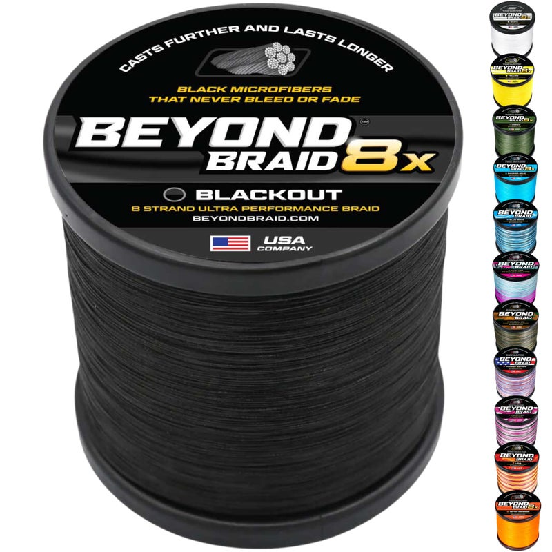 Beyond Braid Blackout No Fade 8X 300 Yards 20LB - Image 1