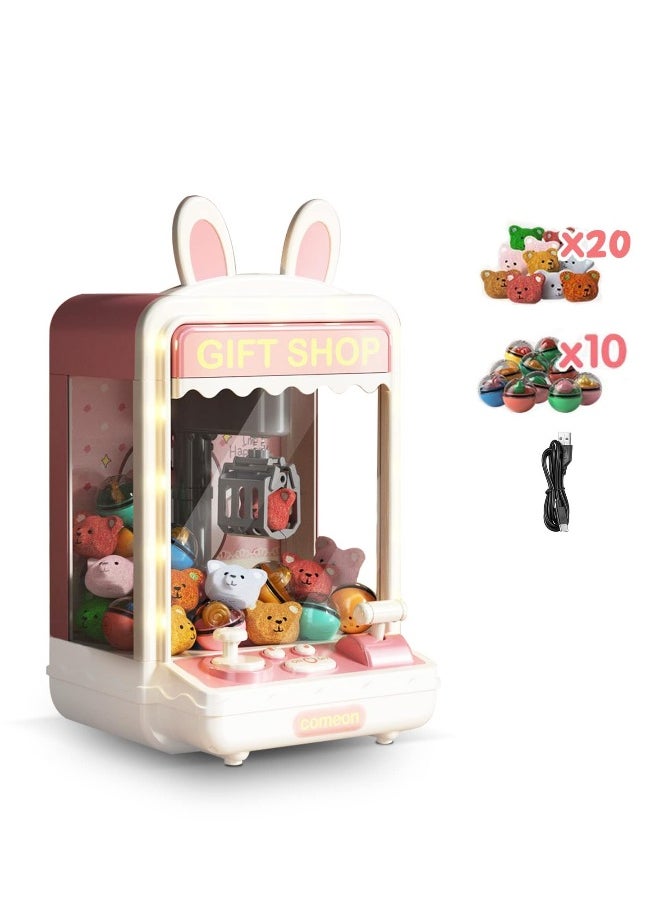 Toy Claw Machine, Mini toys Grabber Prize Dispenser Vending Toy Arcade Claw Machine with Sound Paw Game, Suitable for Kids Boys Girls  - Image 1