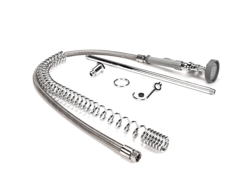 TS Brass B0133LB PreRinse Spring Action with Riser Hose and Spray Valve