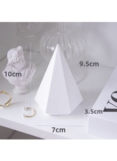 Generic Geometric Gypsum Ring Holder Photography Props JZ: large pentagram No. 5 