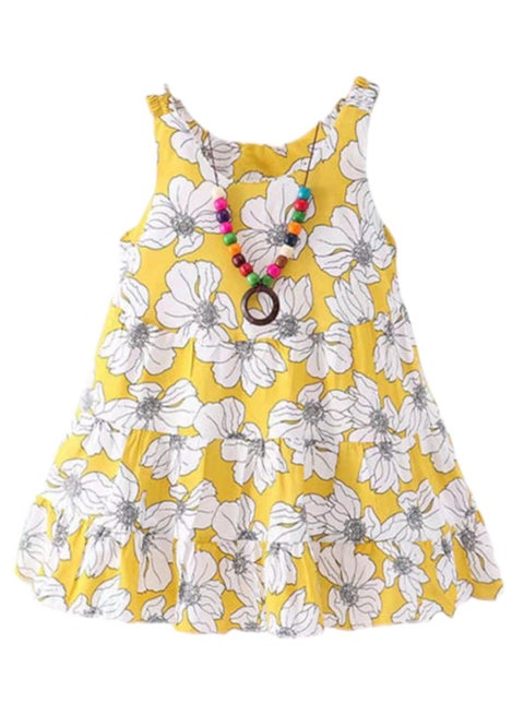 Comfortable and cheerful girls' summer dress for ages 4