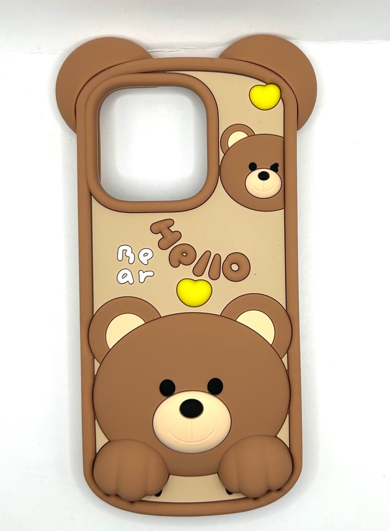 Bear HELLO BEAR CASE FOR IPHONE 16 PRO - Image 1