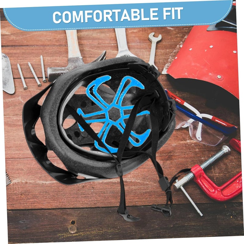 CHILDWEET Breathable Silicone Helmet Liner Pad Soft Flexible Cushion for Motorcycle and Cycling Safety Portable Inner Padding with Enhanced Ventilation and Comfort Blue - Image 5