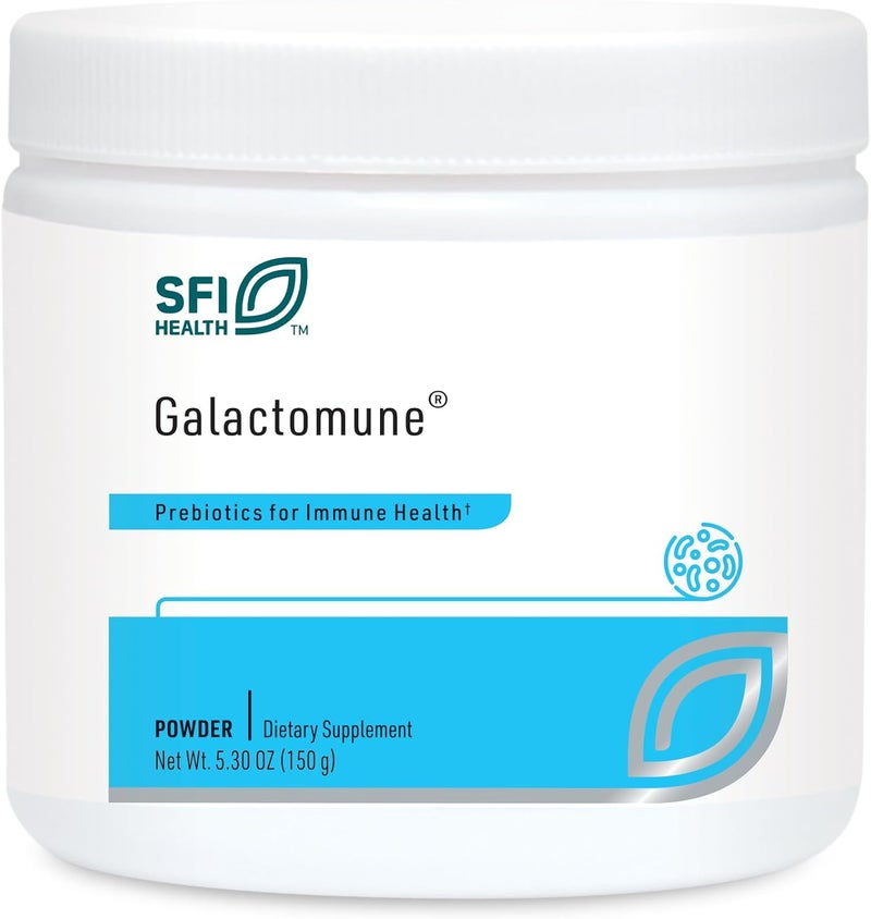 Klaire Labs Galactomune Powder  Prebiotic BetaGlucan  Galactooligosaccharides Immune Support 30 Servings 150 Grams - Image 1