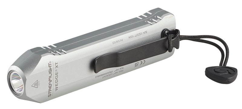 Streamlight 88819 Wedge XT 500Lumen 1900Candela Flat Everyday Carry Flashlight Includes USBCable and Pocket Lanyard Silver - Image 2